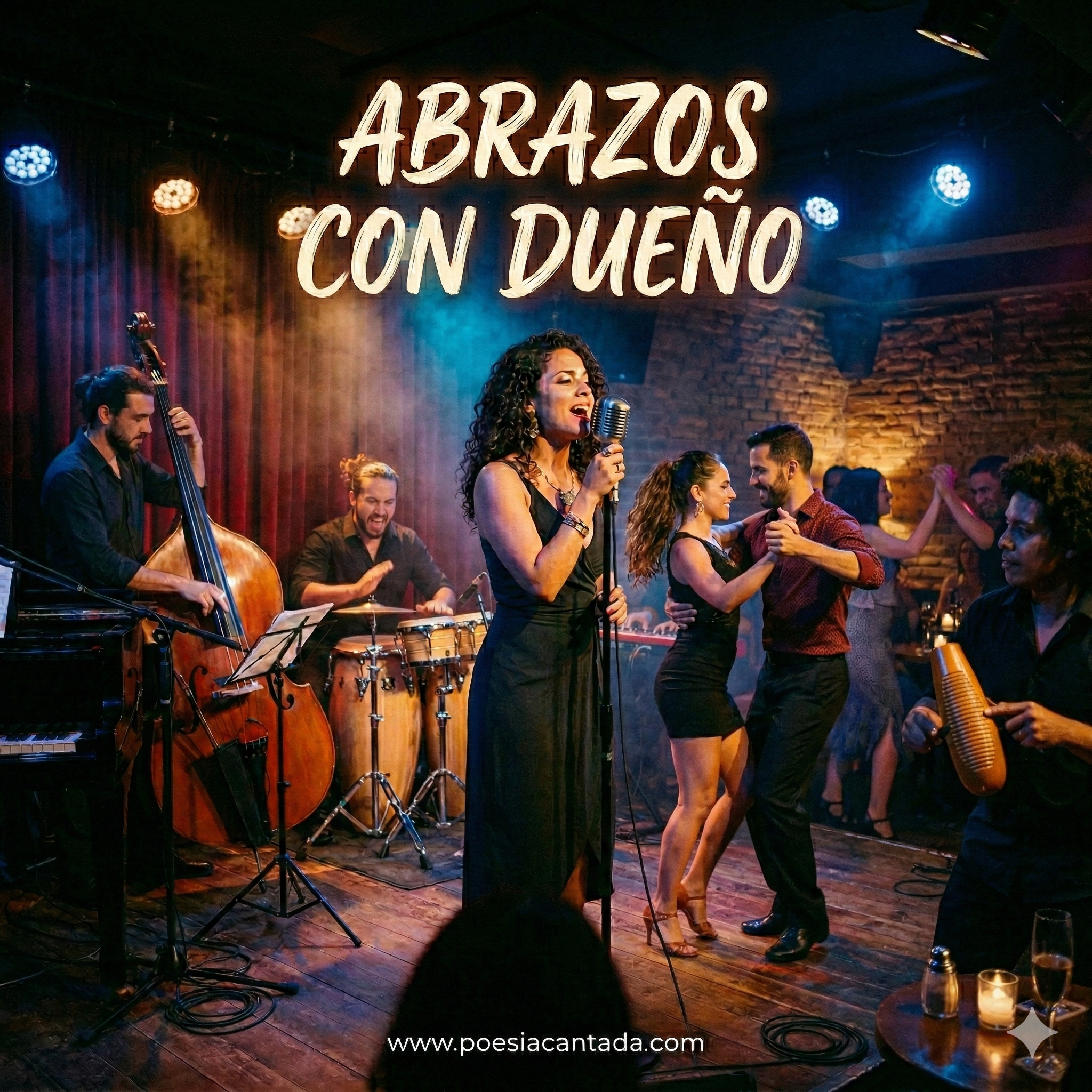 Portada: Abrazos con dueño (Latina)