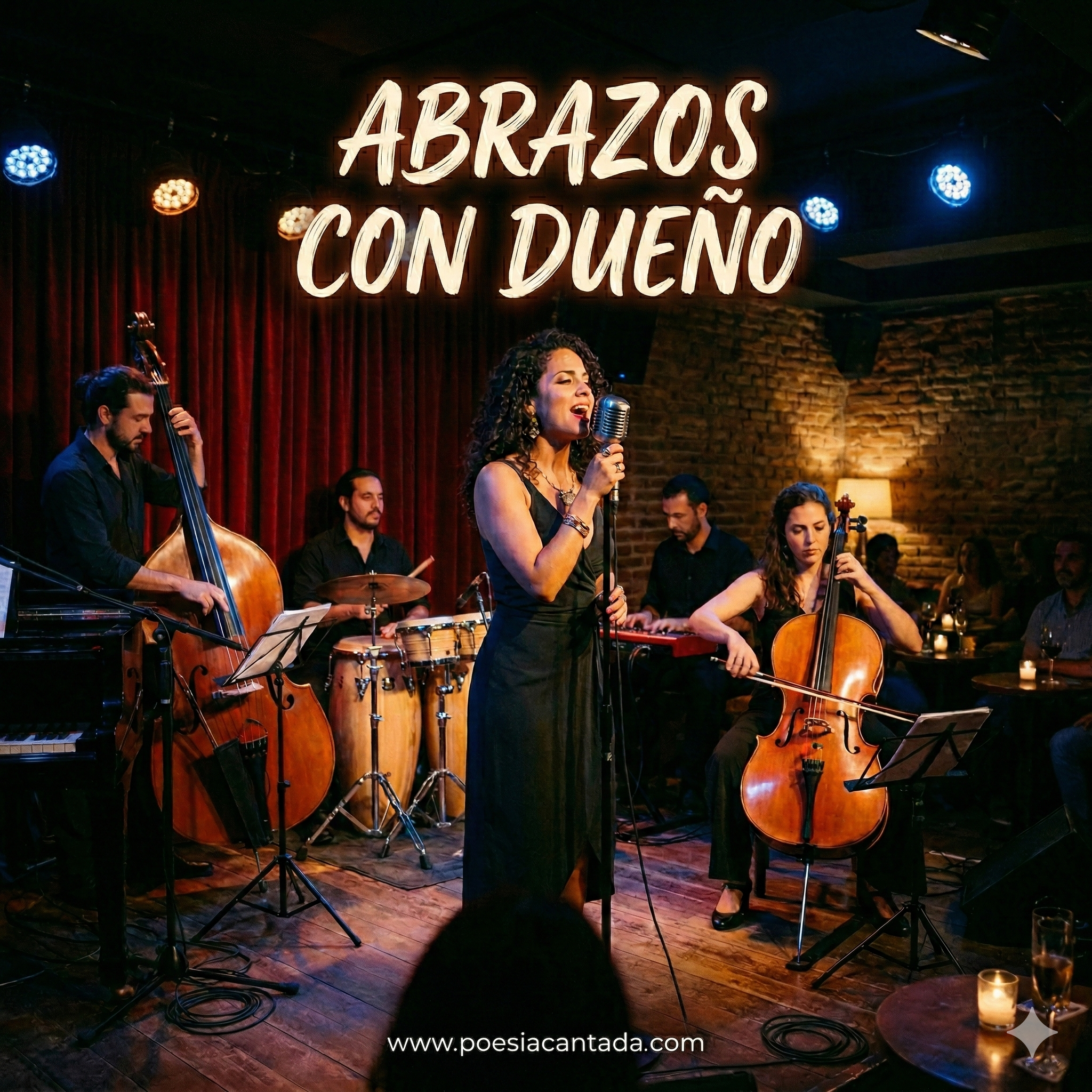 Portada: Abrazos con dueño (Jazz Latino)
